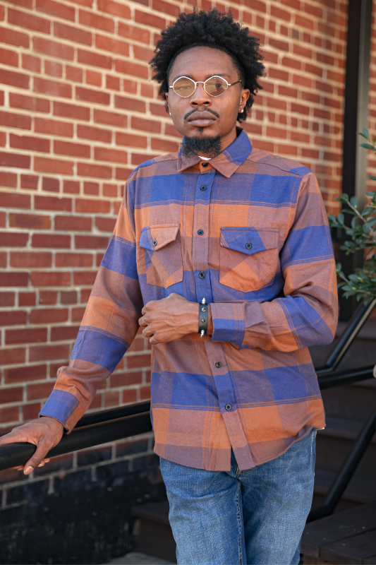 Brynley Flannel - Rust