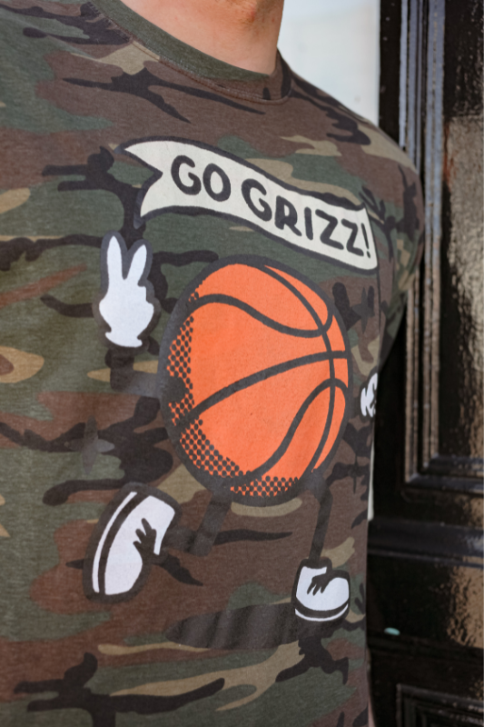 Go Grizz Camo Tee