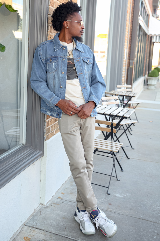 Micah 5-Pocket Jeans - Stone