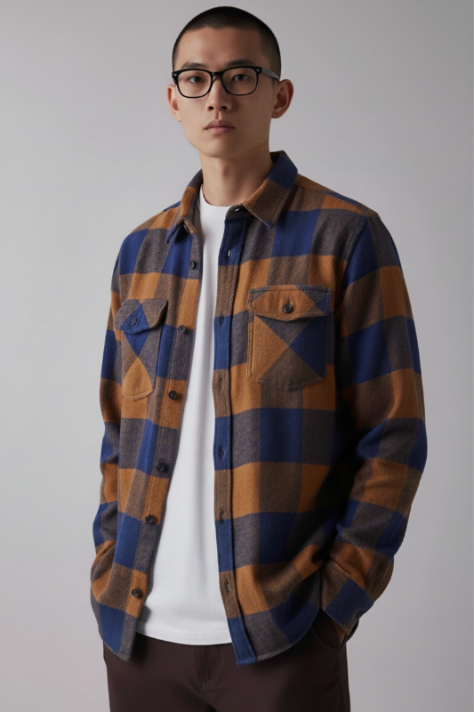 Brynley Flannel - Rust