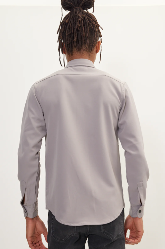 Mason Button Down - Grey